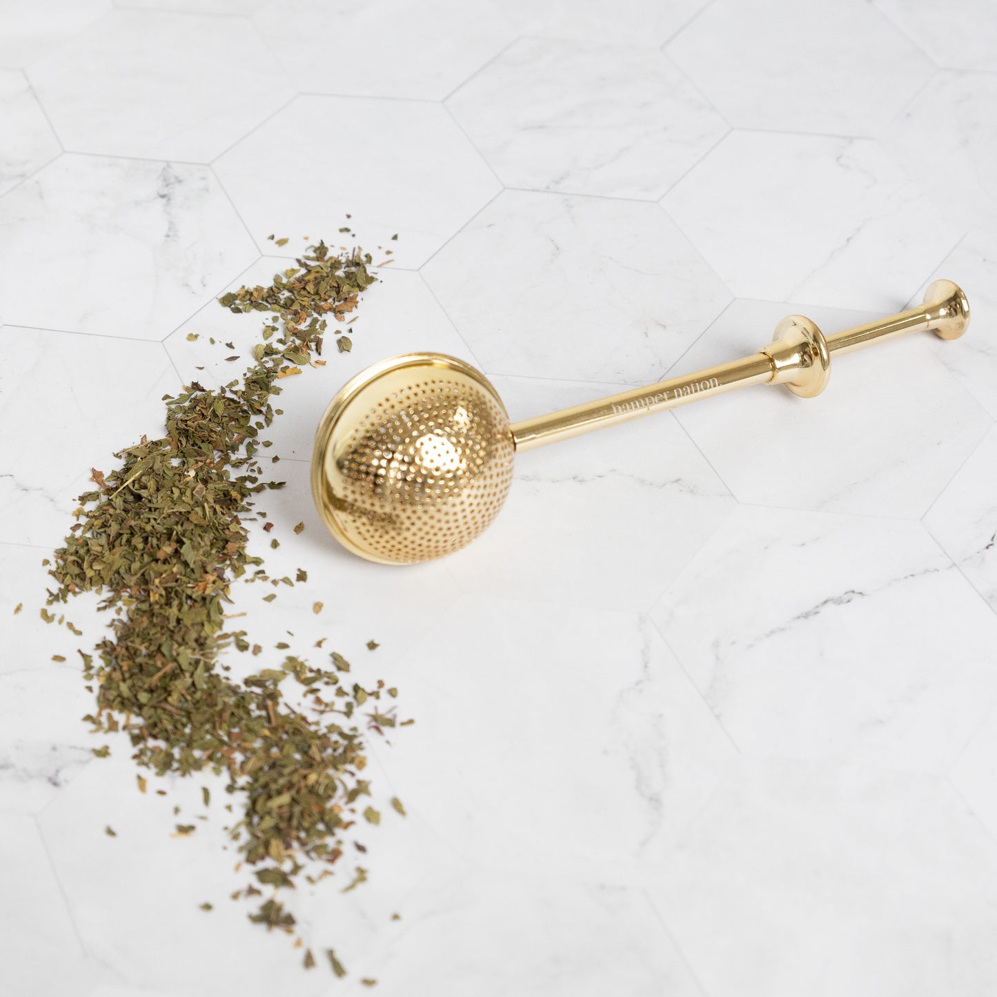 Gold Tea Strainer - Hamper Nation
