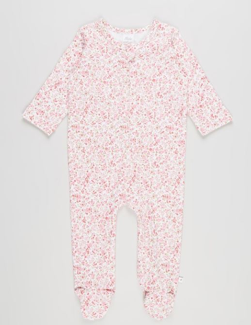 Floral Long Sleeve Romper 0 - 3 months - Minihaha