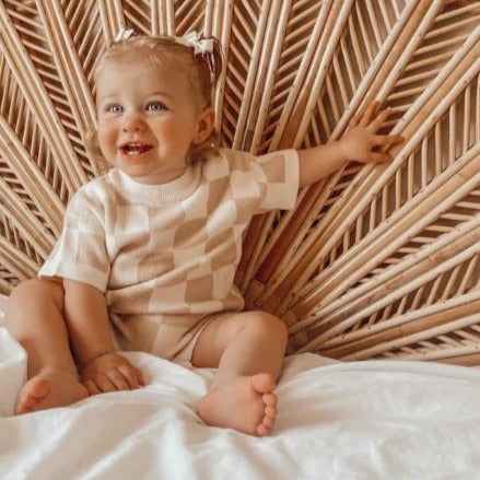 Checkered Shorts and Tee Set