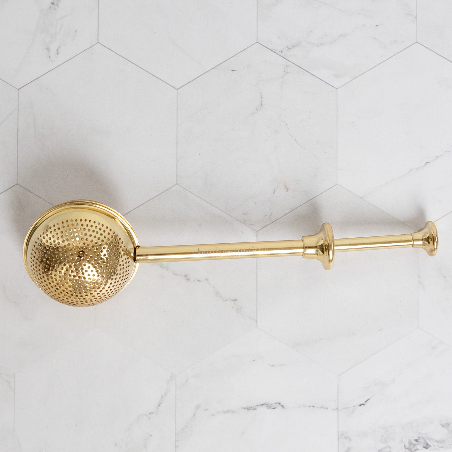 Gold Tea Strainer - Hamper Nation
