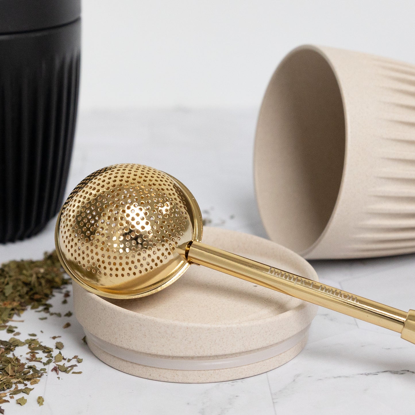 Gold Tea Strainer - Hamper Nation