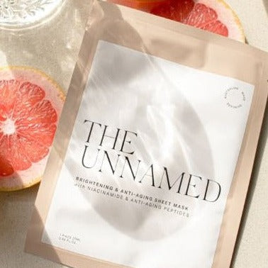 Brightening and Anti-Aging Sheet Mask - The Unnamed Skin Care